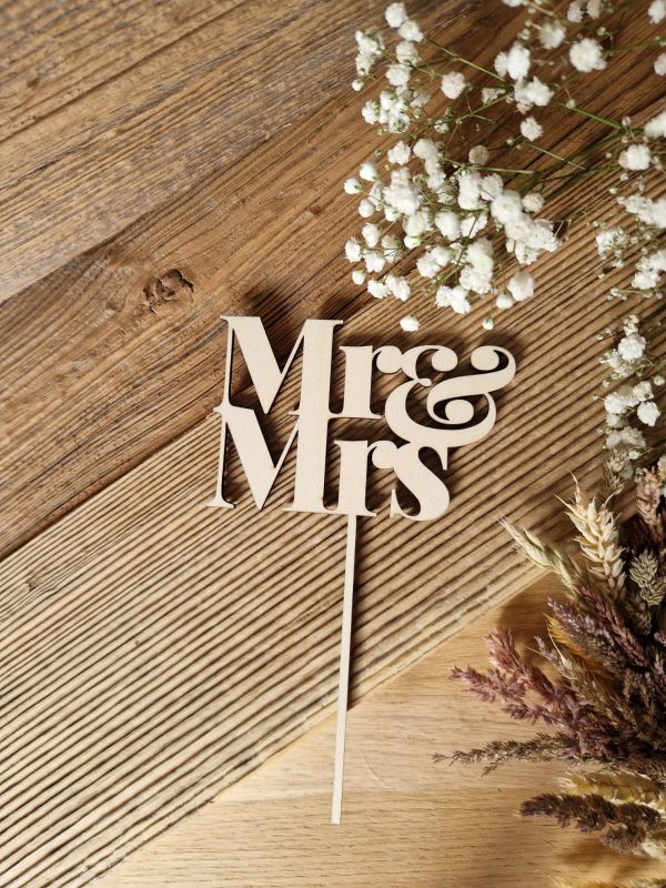 Cake-Topper Mr. & Mrs. 1