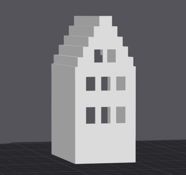 3D Datei - Giebelhaus Hansestadt 2