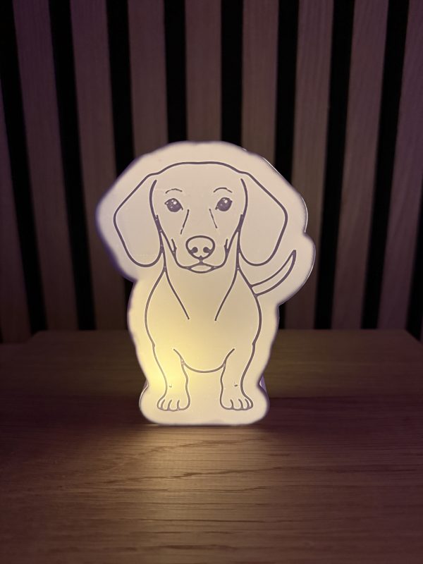 3D Datei - Lichterbox "Dackel"