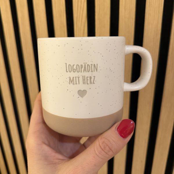 Tasse "Logopädin mit Herz"