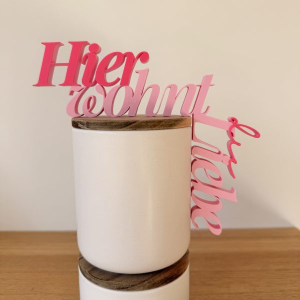 3D-Datei Eckenglück "Hier wohnt die Liebe"