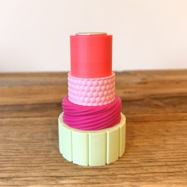 3D-Datei Mixies "Neon Vibes" - 4er Set
