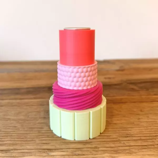Mixies Kerzenständer "Neon Vibes" - 4er Set