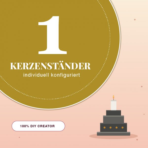 Kerzenhalter-Designer - 1 Design