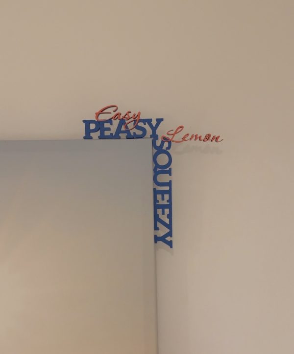 3D-Datei Eckenglück "Easy Peasy Lemons Squeezy"