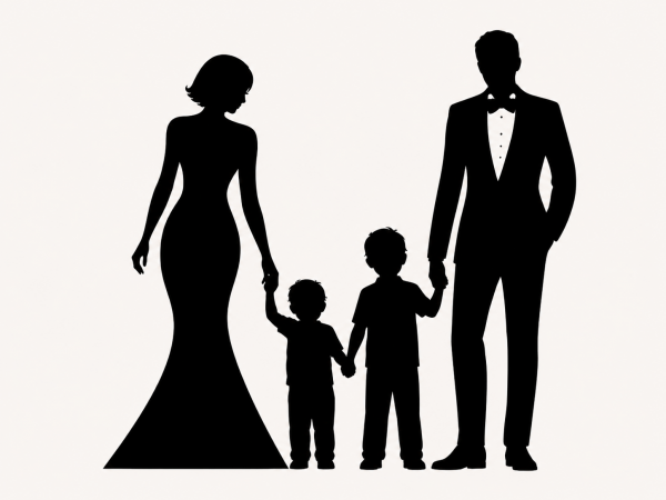 Personalisierter Cake-Topper Family
