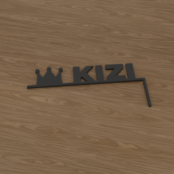 3D-Datei Eckenglück "KIZI Krone" – rechte Ecke