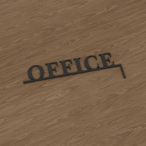 3D-Datei Eckenglück "Office" – rechte Ecke