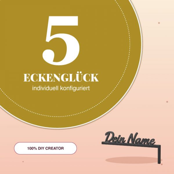 Eckenglück-Designer - 5 Designs (spare 45% gegenüber Einzelkauf)