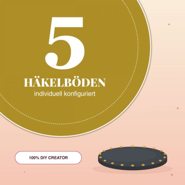 Häkelboden-Konfigurator – 5er-Pack
